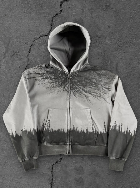 "Lands of Horror” Zip-Up