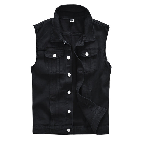 Biker Denim Vest