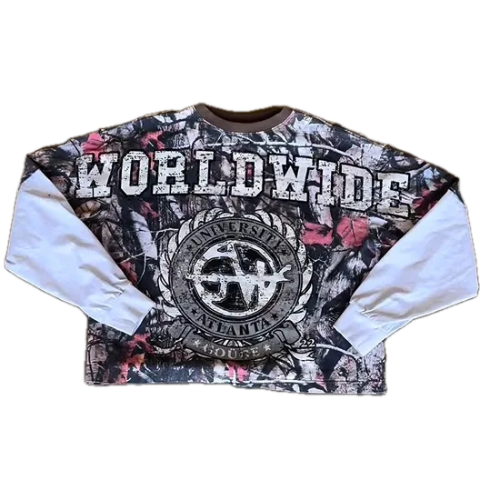 Worldwide Camo Long Sleeve Shirt