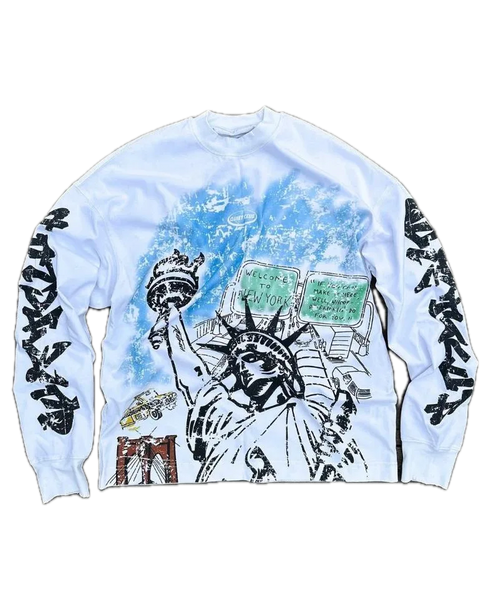 Statue of Distortion Long Sleeve Shirt