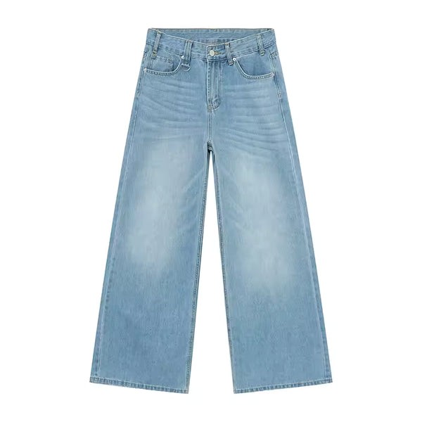 Light Wash Baggy Jeans