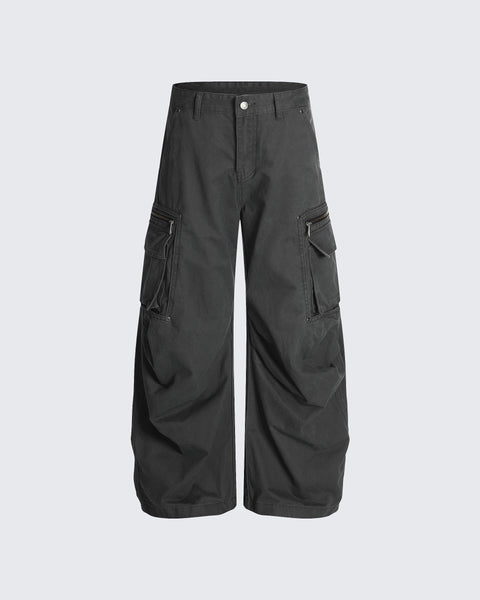 Retro Deconstructed Relaxed Fit Utility Pants