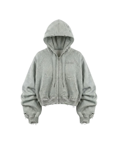 Ghost Distressed Hoodie