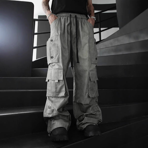 Baggy Lightweight Khaki Cargo Pants