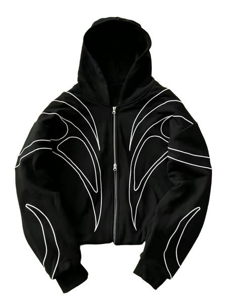 Wing Panel Full-Zip Jacket