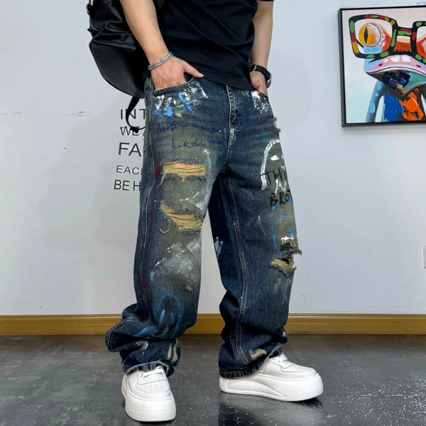 Third Brother Ripped Denim Jeans