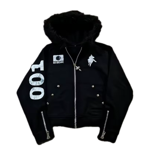 100 Archive Fur-Trim Zip-Up Jacket