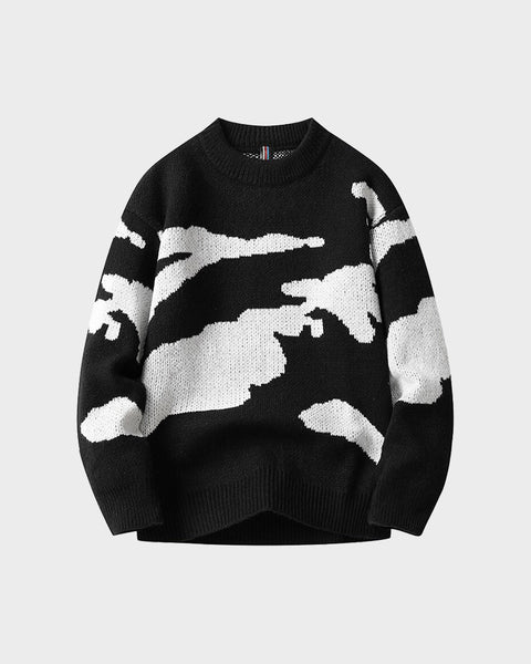 Honeycomb Knitwear Sweater