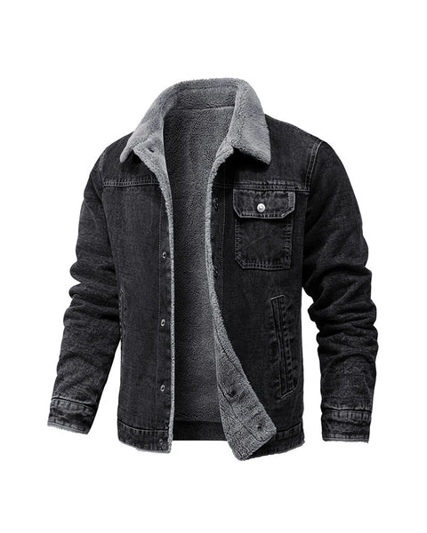 Shadow Sherpa Denim Jacket