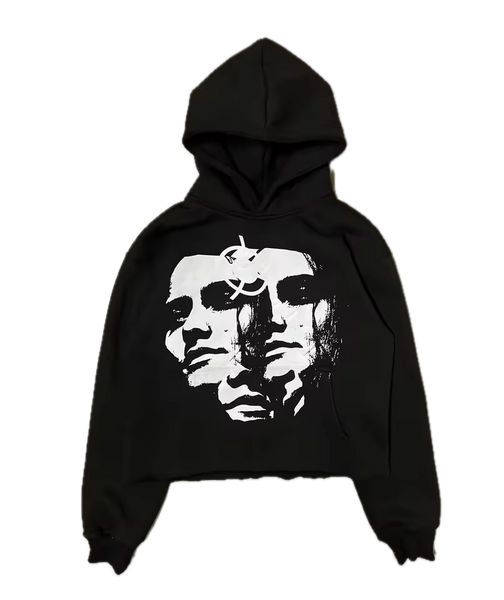 War With The World Faces Hoodie