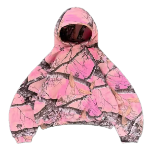 Pink Camouflage Hoodie