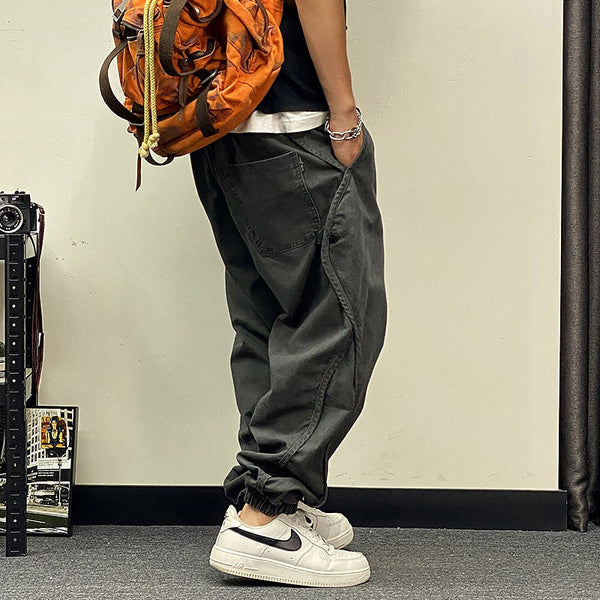 Washed Utility Panel Joggers