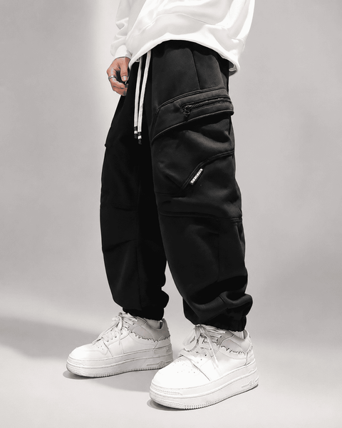 Shadow Layered Zip Cargo Joggers