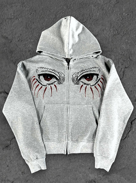 “AOT” Zip-Up (Grey)