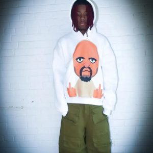 Mii Character Middle Finger Hoodie