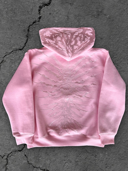 “Ghoul” Zip-Up (Light Pink)