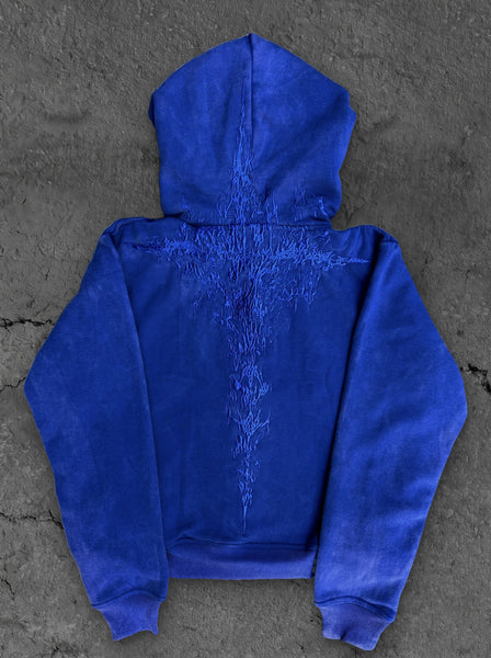"Half a Million" Embroidered Hoodie (Royal Blue)