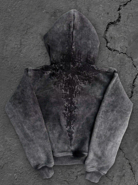 "Half a Million" Embroidered Hoodie (Black)