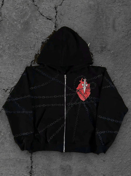 "Kurapika" Zip-Up (Black)