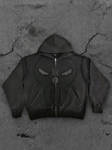 “Soul Eater” Zip-Up (Stone)