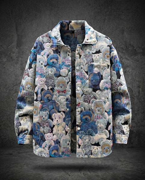 Teddy Bear Jacquard Jacket